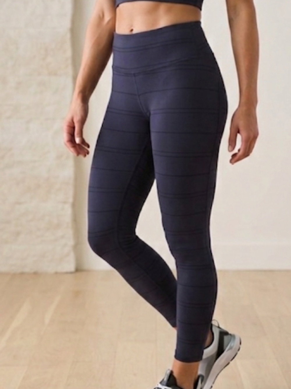 Prana 7/8 Sustainable Pillar Leggings Nautical Stripe size XSReg NWT